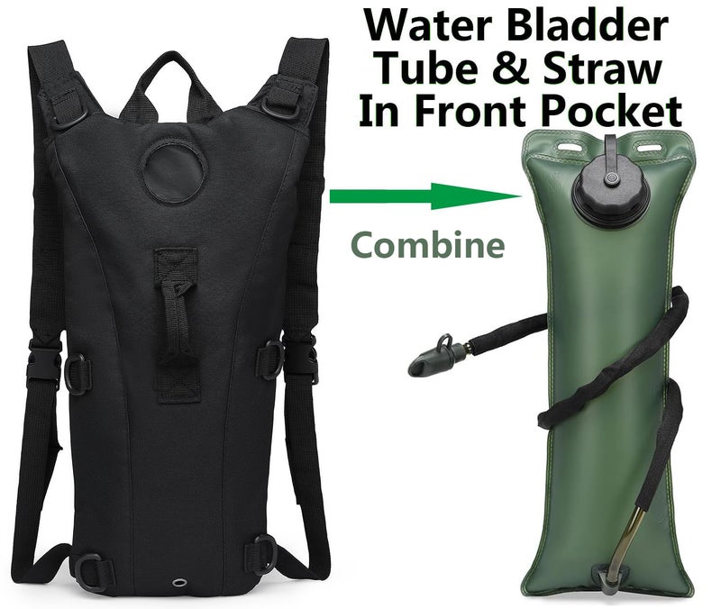 ATBP Tactical Water Hydration Pack Military 3L Water Bladder Carrier Backpack Leakproof for Running Jogging Cycling Hiking - Image 4